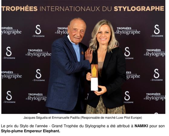 Trophées Internationaux du STYLOGRAPHE palmarès 2022