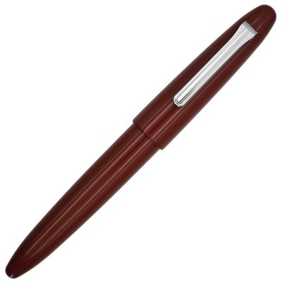 King of pen kAGA Urushi Wine Red argenté