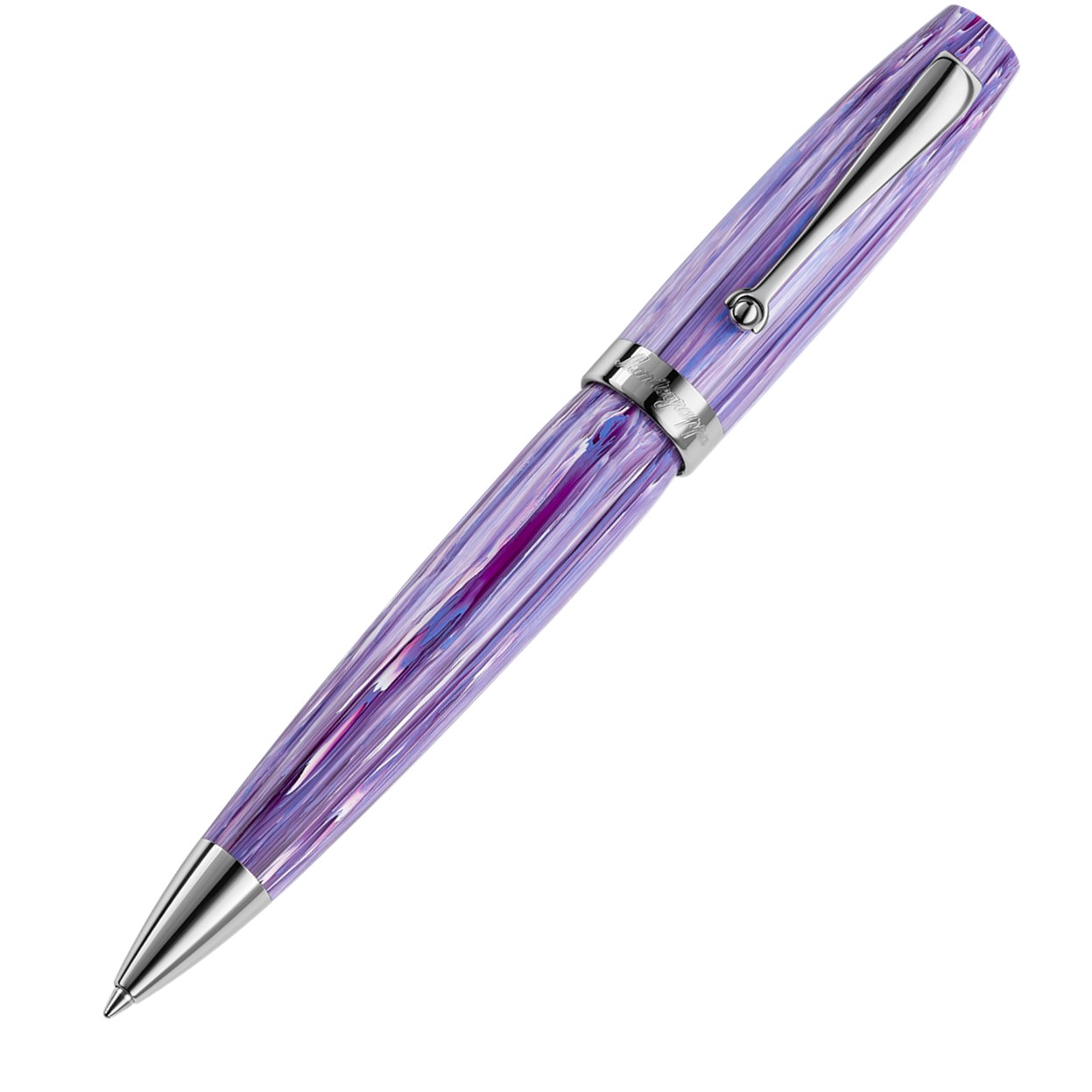 PARKER. Stylo-plume à bouchon et fût en argent cannelé,…