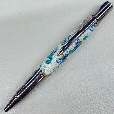 Stylo Bille Evasion papier italien bleu