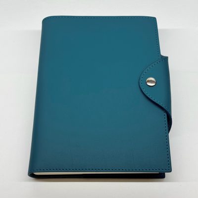 Carnet cuir Bleu Lagon