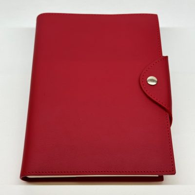 Carnet cuir Rouge