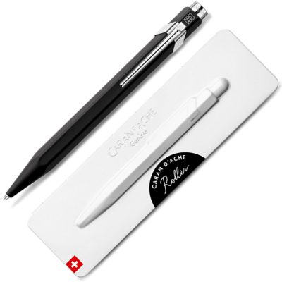 849™  stylo roller vernis noir