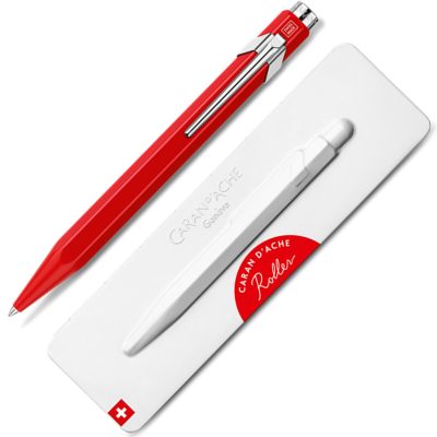 849™  stylo roller vernis rouge