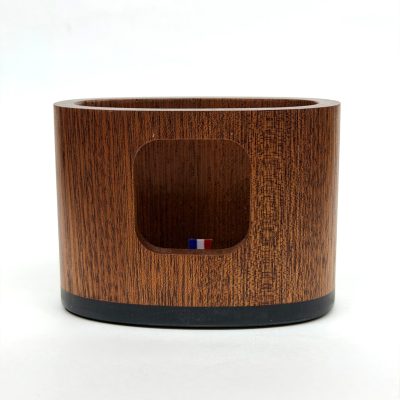 Pot à encre en bois d'acajou mahogany